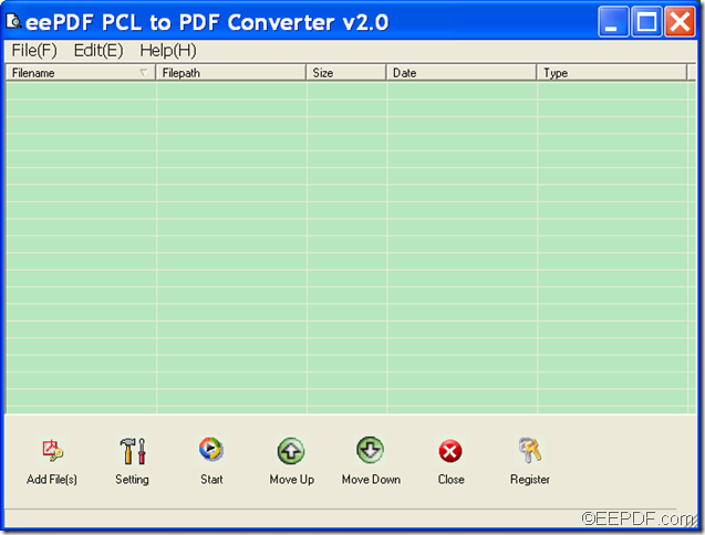 PCL to PDF Converter