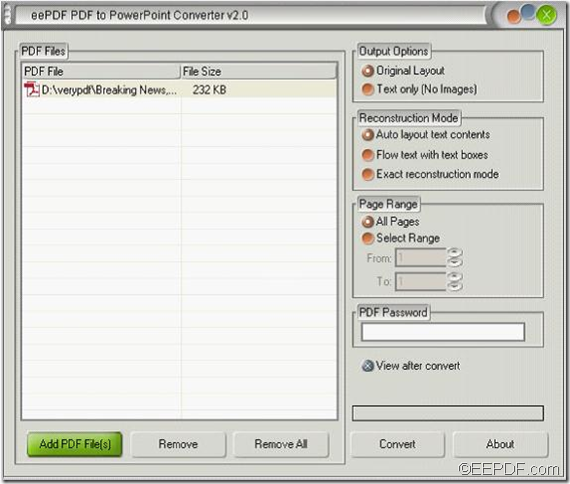 PDF to PowerPoint Converter