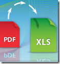 PDF to XLS