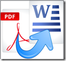 from pdf to word