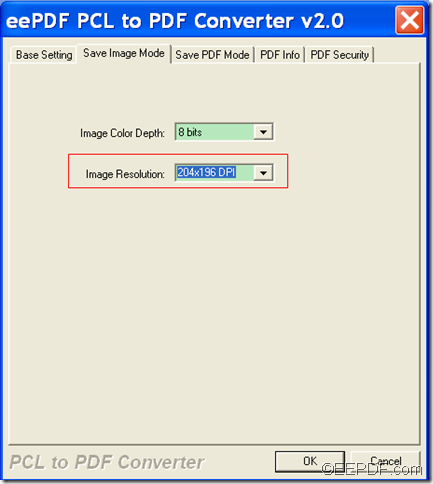 convert PCL to image with  EEPDF PCL to PDF Converter