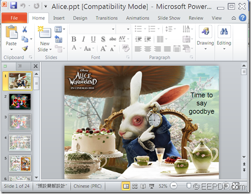 Input PowerPoint  file