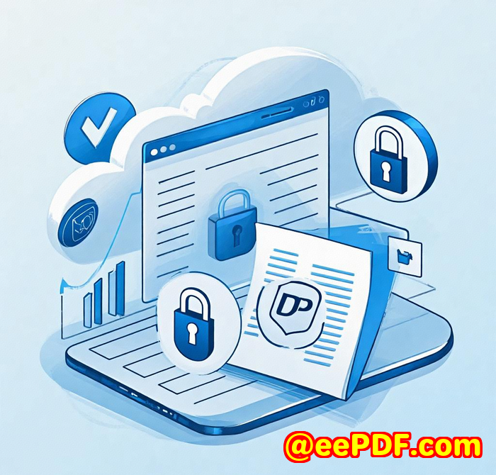 How to prevent a PDF from being copied permanently without passwords