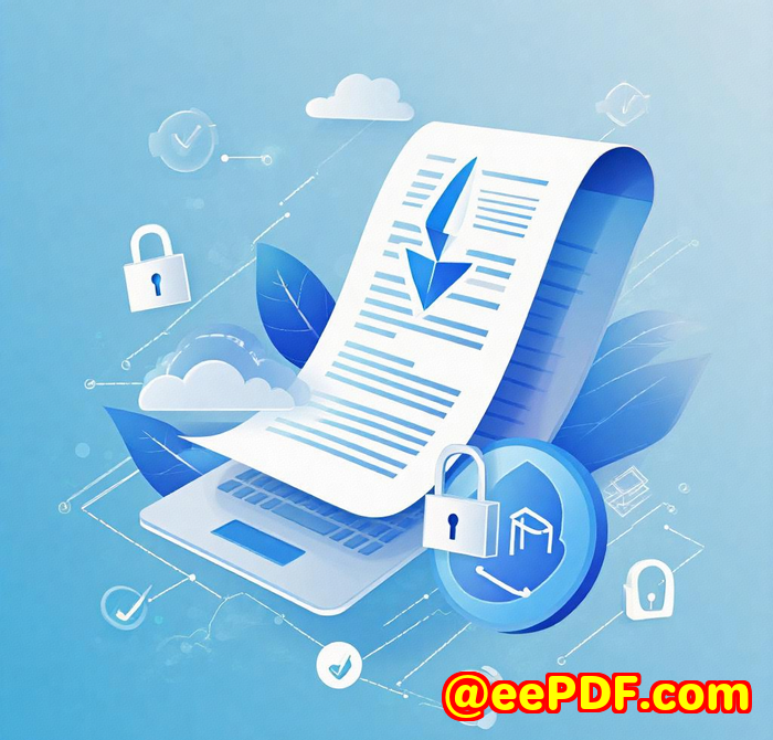 Secure Online Distribution of Business Documents with Custom Encrypted DRM Files